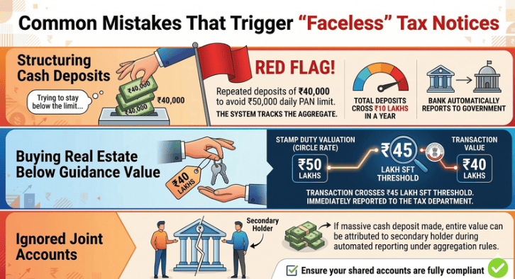 Common Mistakes Triggers Tax Notices