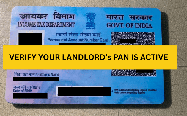 Landlord's PAN is Active or Not