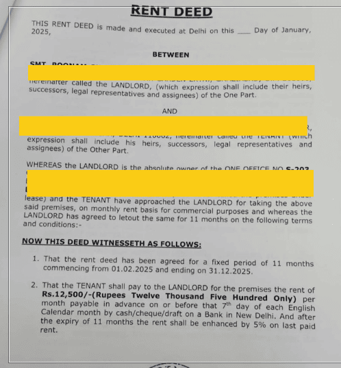 Audit Before Claiming HRA: Rent Deed Essentials 